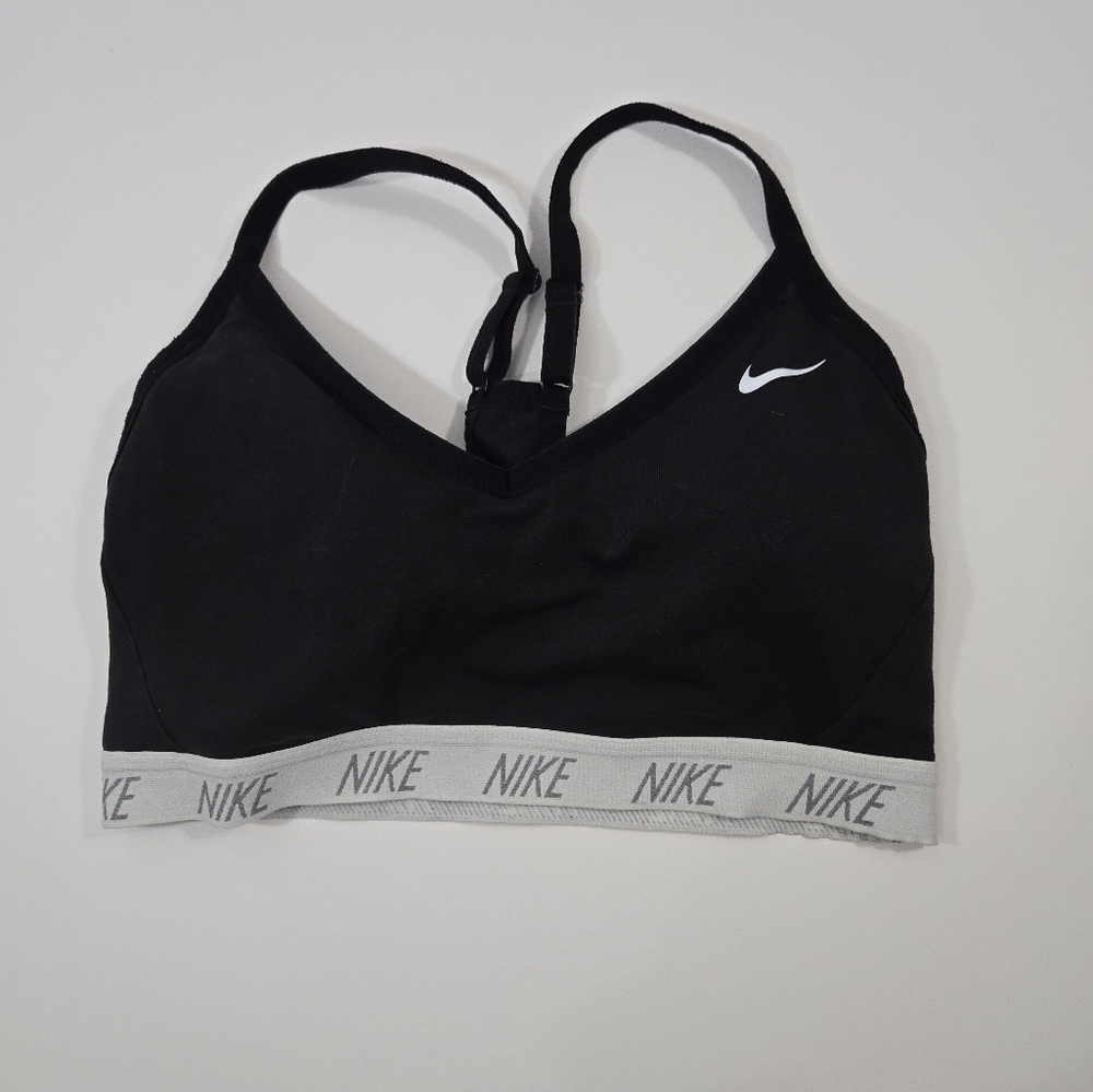 NIKE black sports bra
